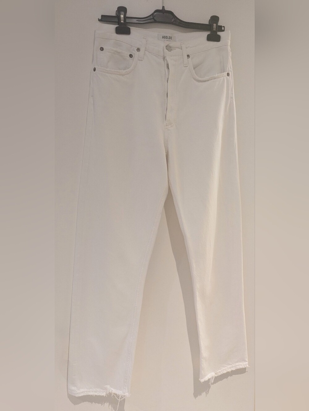 AGOLDE 90's Mid Rise Loose Fit Jeans White 26